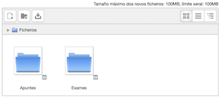 Os meus ficheiros privados