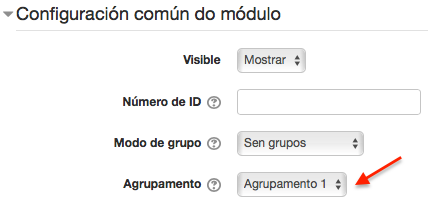 Configuración común do módulo