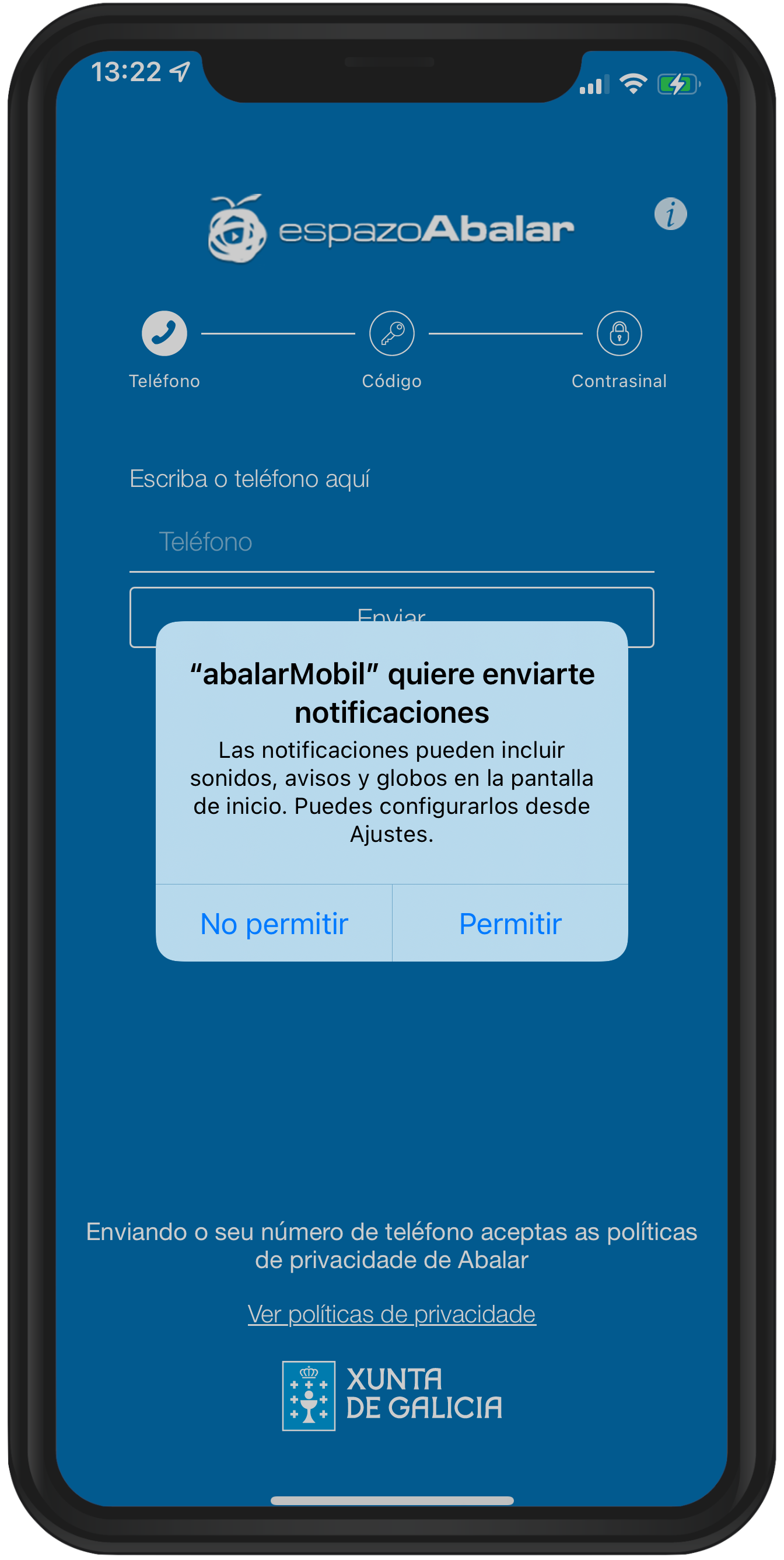 Habilitar notificacións
