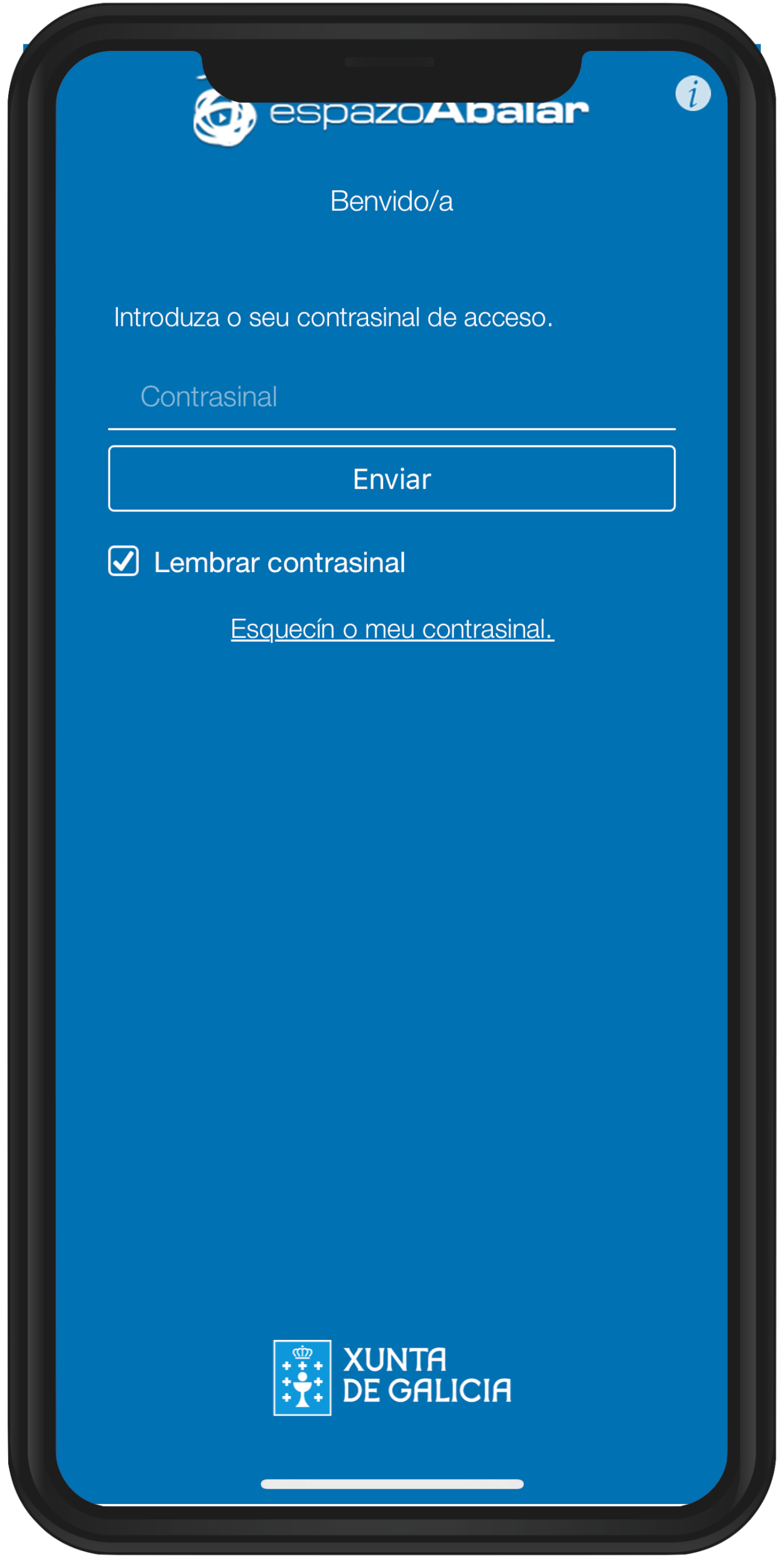 Autenticación e lembrar contrasinal