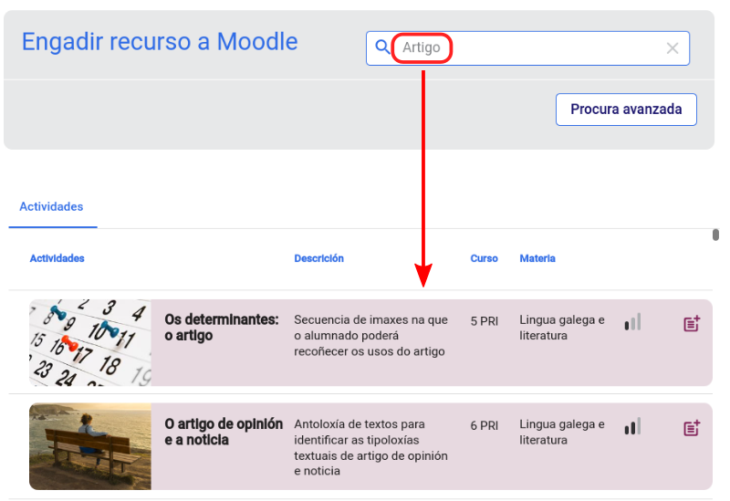 Buscar recursos Planeta