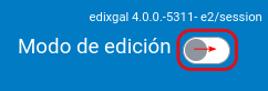 Modo de edición