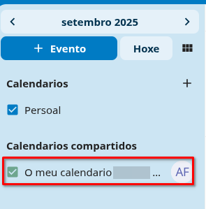 calendarios compartidos