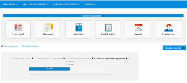 Crear copia de seguranza