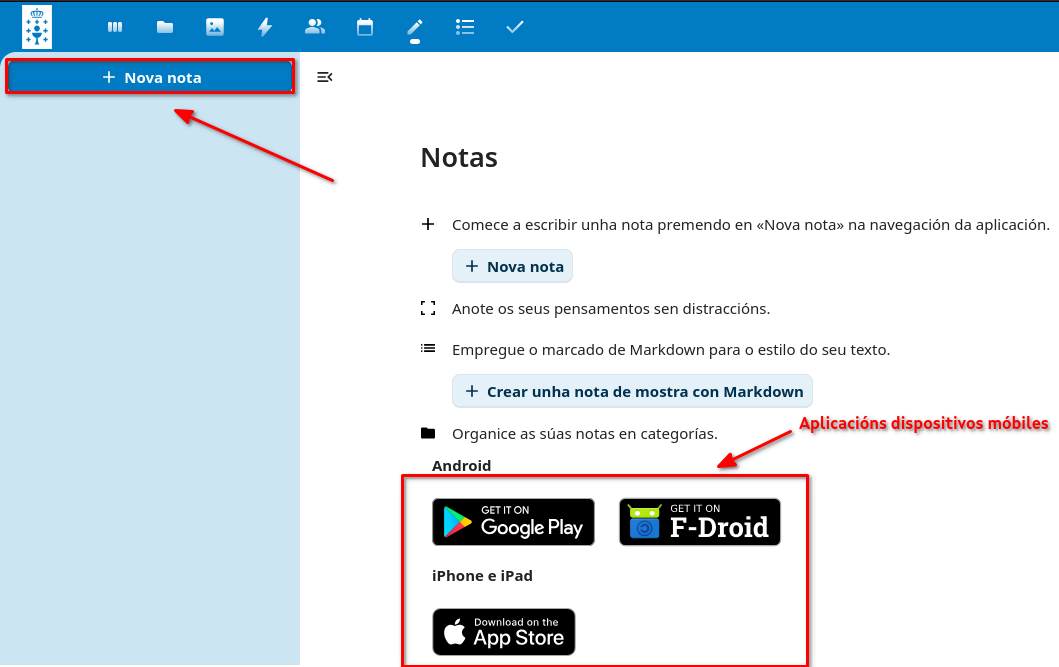 Crear nota