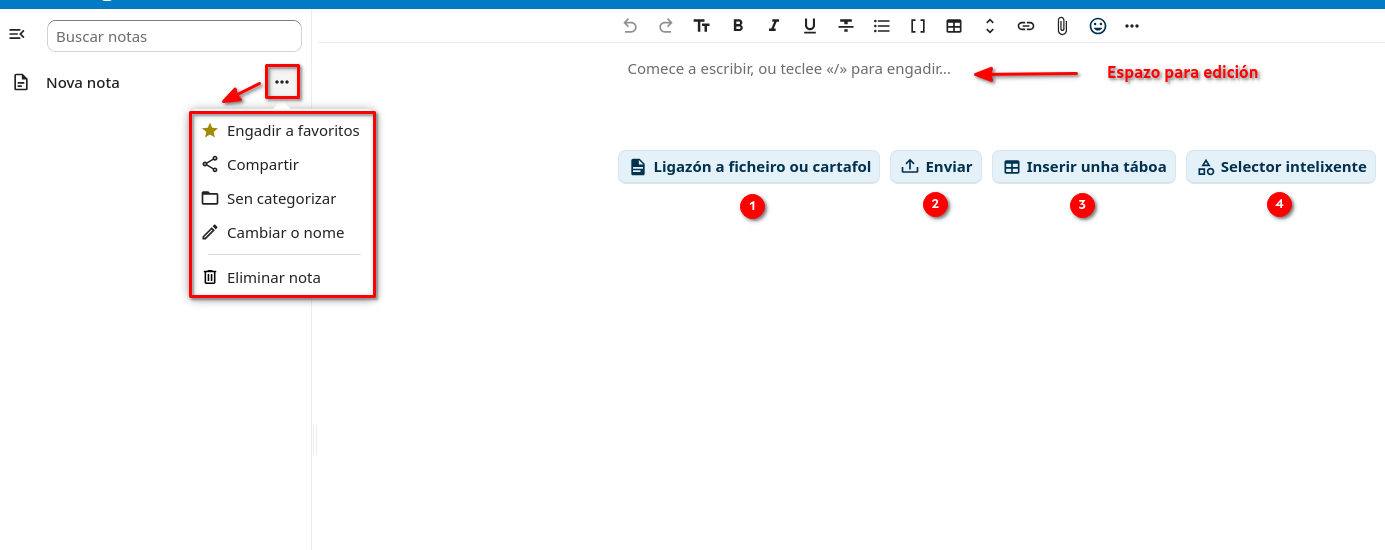 editar nota