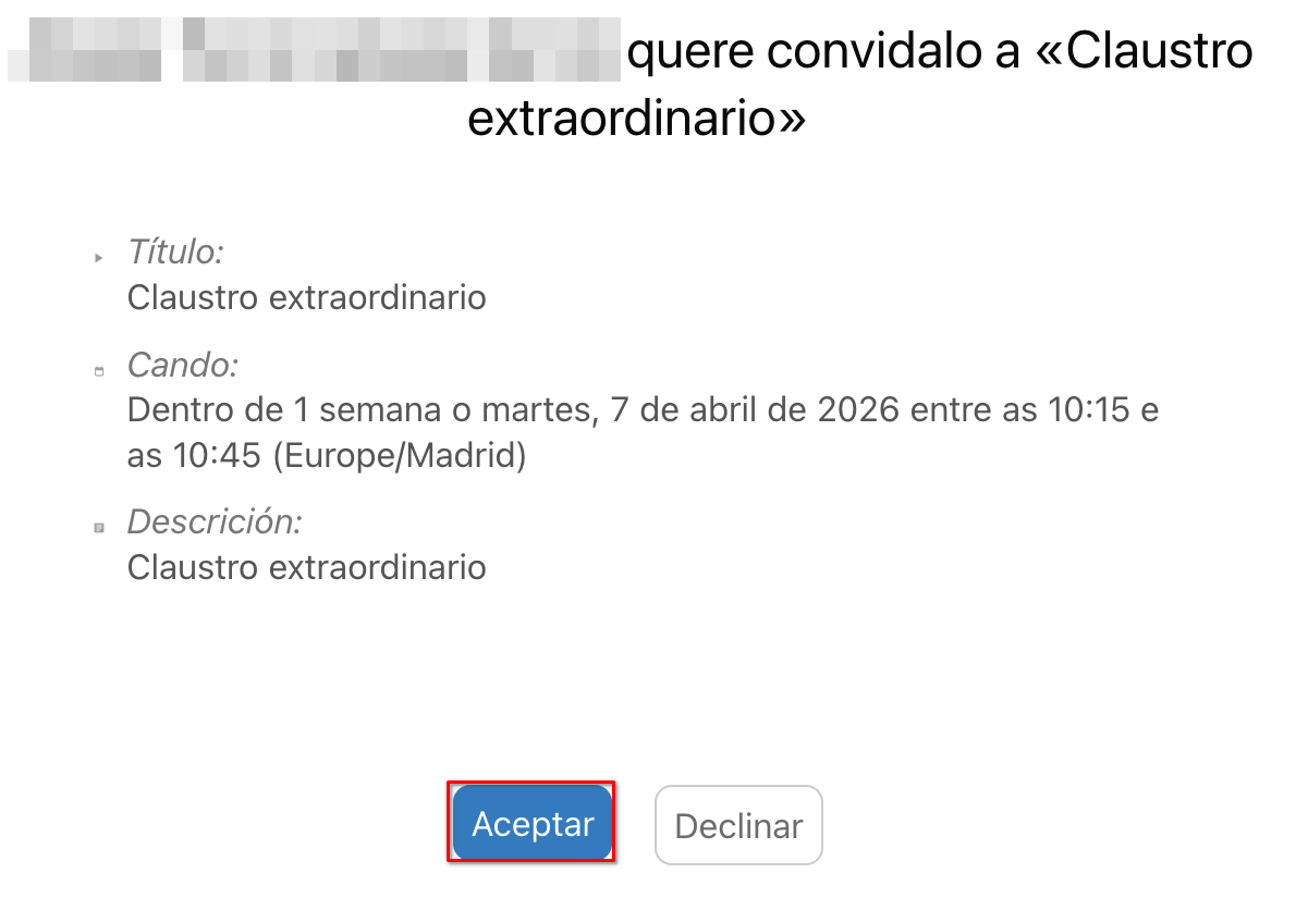 aceptar evento
