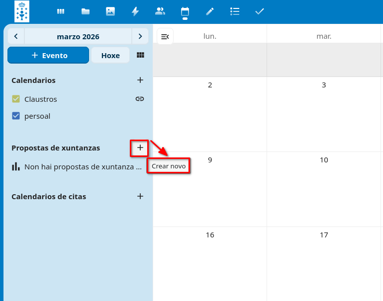 Crear nova proposta