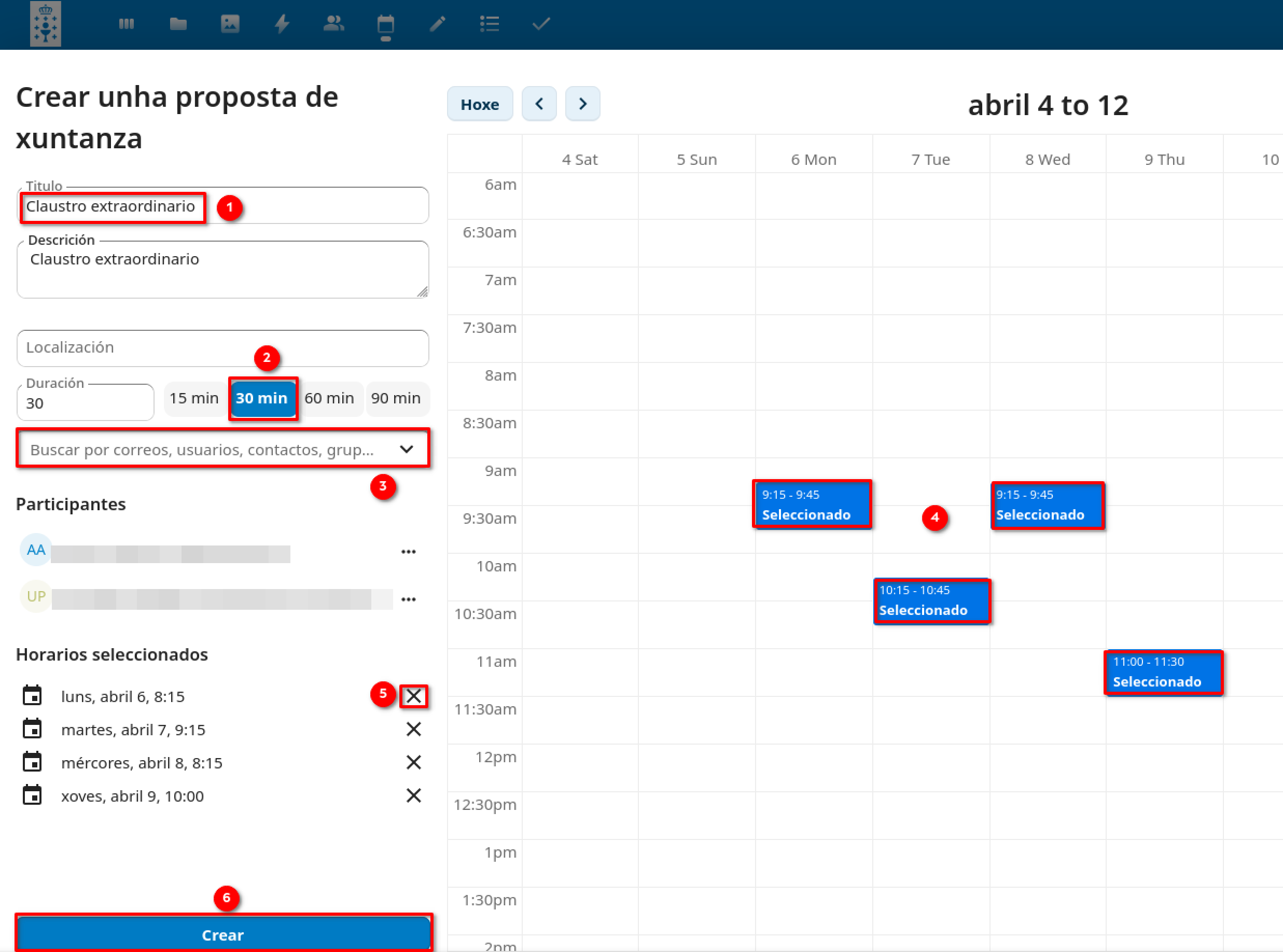 creacion proposta