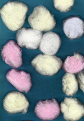 Ceo con nubes feitas de bola de algodón Ceo con nubes feitas de bola de algodón