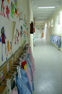 Pasillo escuela