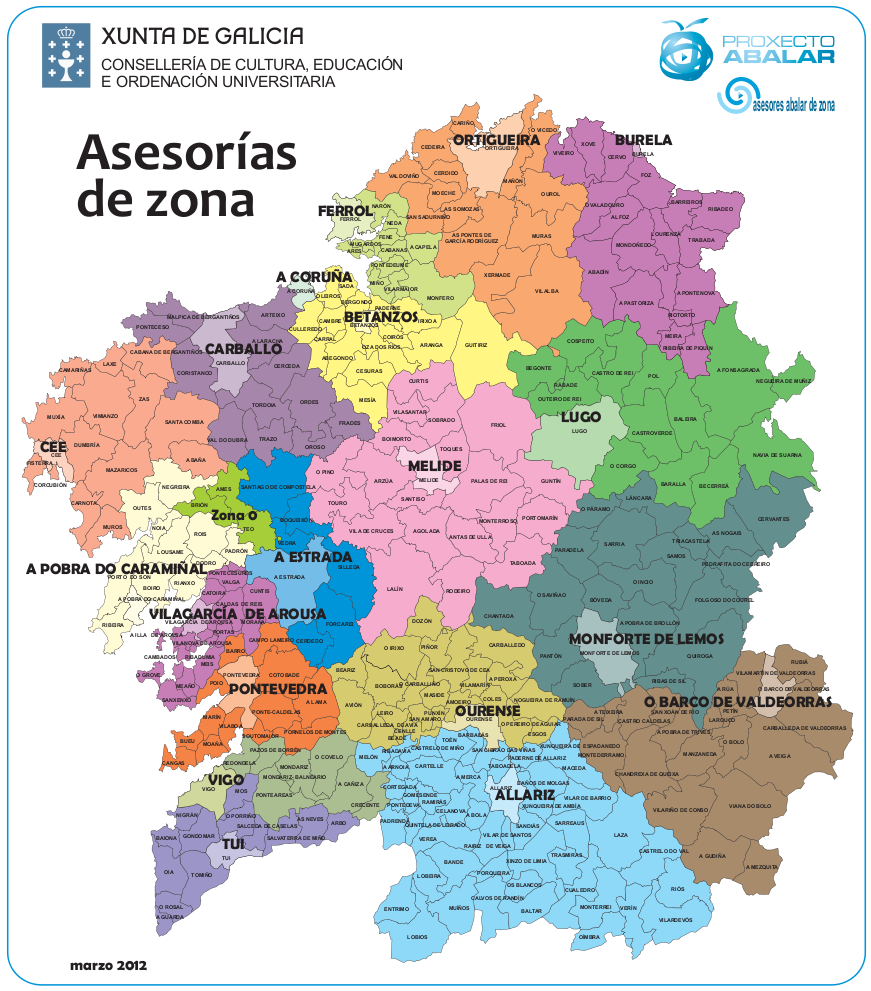 mapa asesores zona