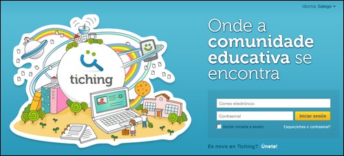 captura do sitio tiching.com