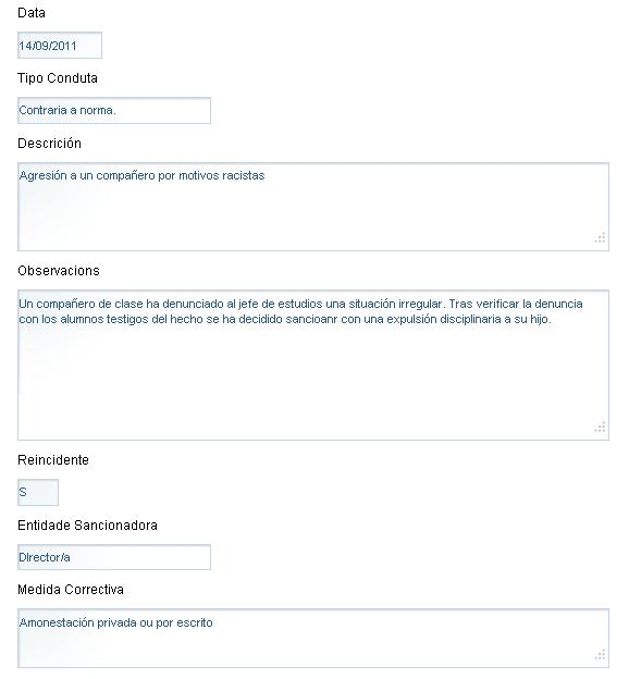 faltas de conducta - espazoFamilias