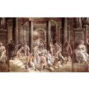 The Baptism of Constantine painted byRaphael's pupils (1520–1524, fresco, Vatican City,Apostolic Palace).