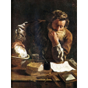 Archimèdes pensif. Domenico Fetti.