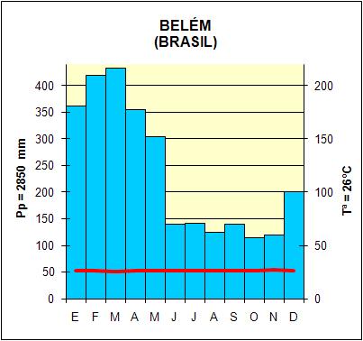 Clima Ecuatorial (Bel�m, Brasil)