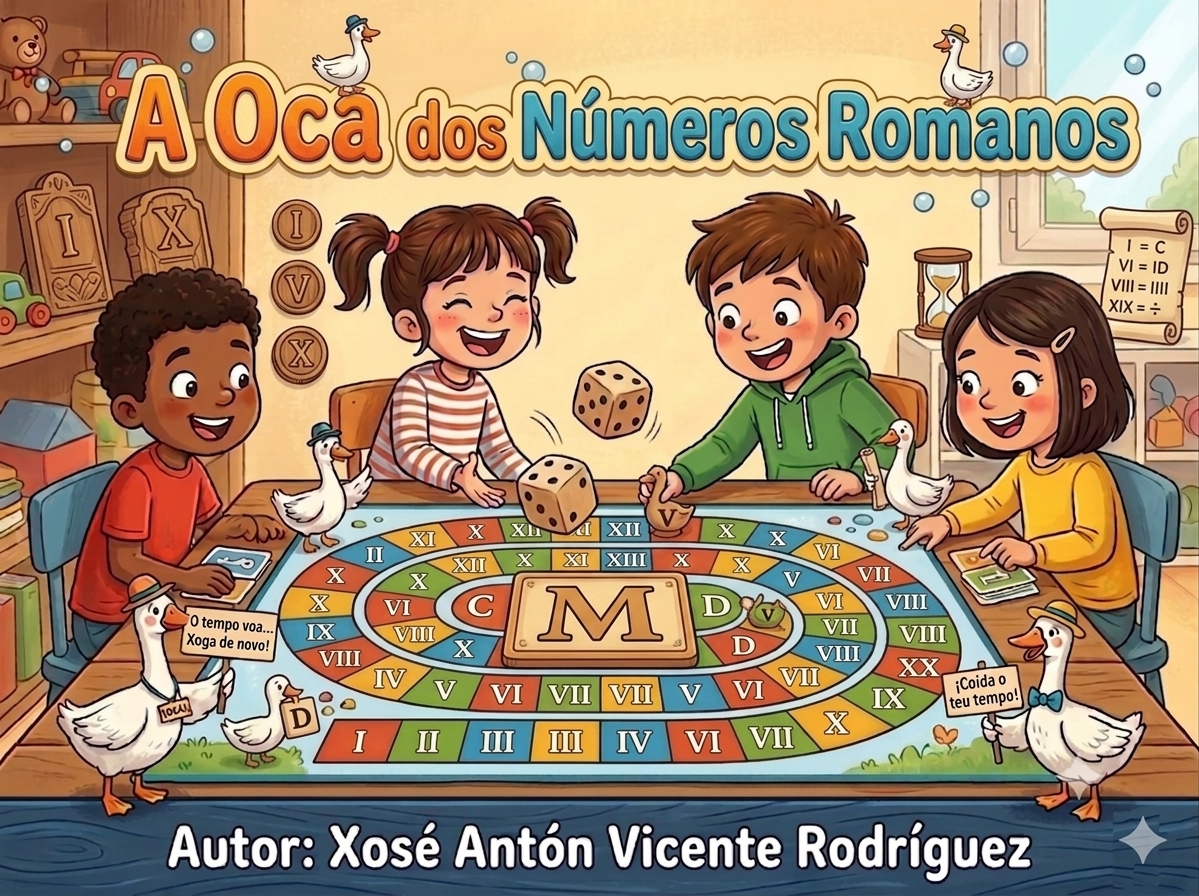 Portada de A Oca dos Números Romanos