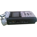 lateral volume saída, entrada auriculares, porto USB