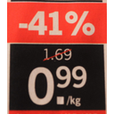 Descuento del 41% en cada unidad