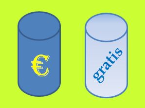 Imagen con infografía de dos unidades pagadas y una gratis