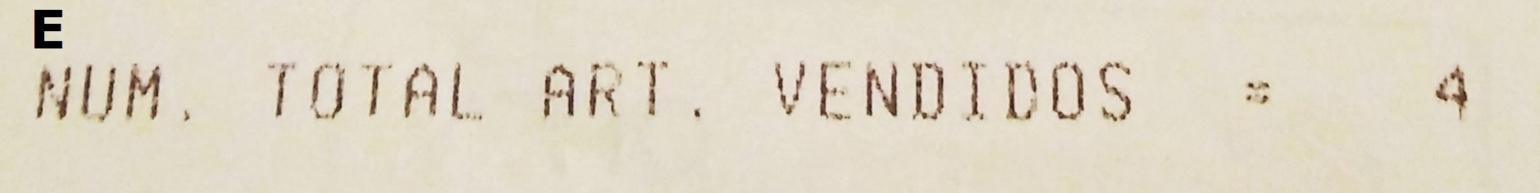 Imagen con recorte del número de artículos que figuran en el ticket de la compra