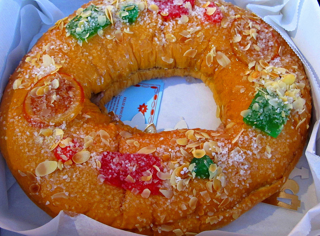 Imagen de un roscón de reyes