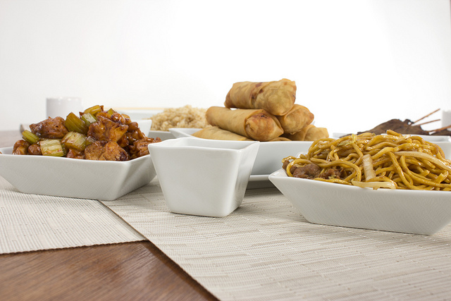 Imagen de recipientes de cocina con forma de tronco de pirámide