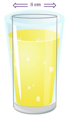 Imagen con un cilindro superpuesto sobre un vaso