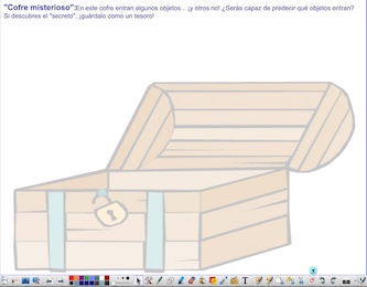 Juego del cofre misterioso. Se abre en ventana nueva. Requiere el software Inspire.