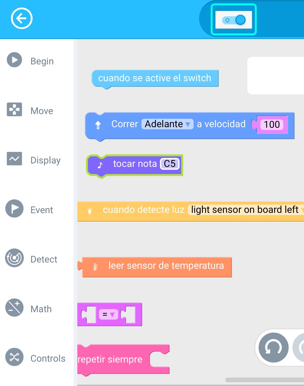 programar por bloques
