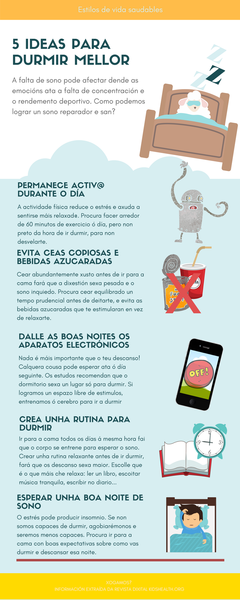 Consellos para un bo descanso