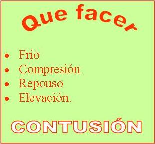 Contusión (que facer)