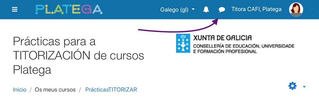 Mensaxería en Platega