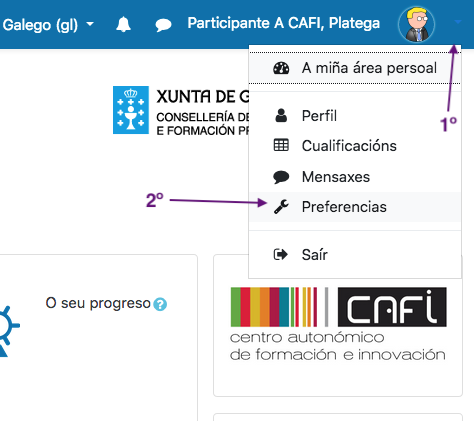 Configurar preferencias