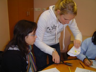 Taller de coñecemento
Traballando nun dos proxectos sobre o medio ambiente.
