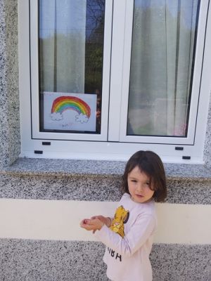 Nahia e o seu arco da vella #todosairáben
