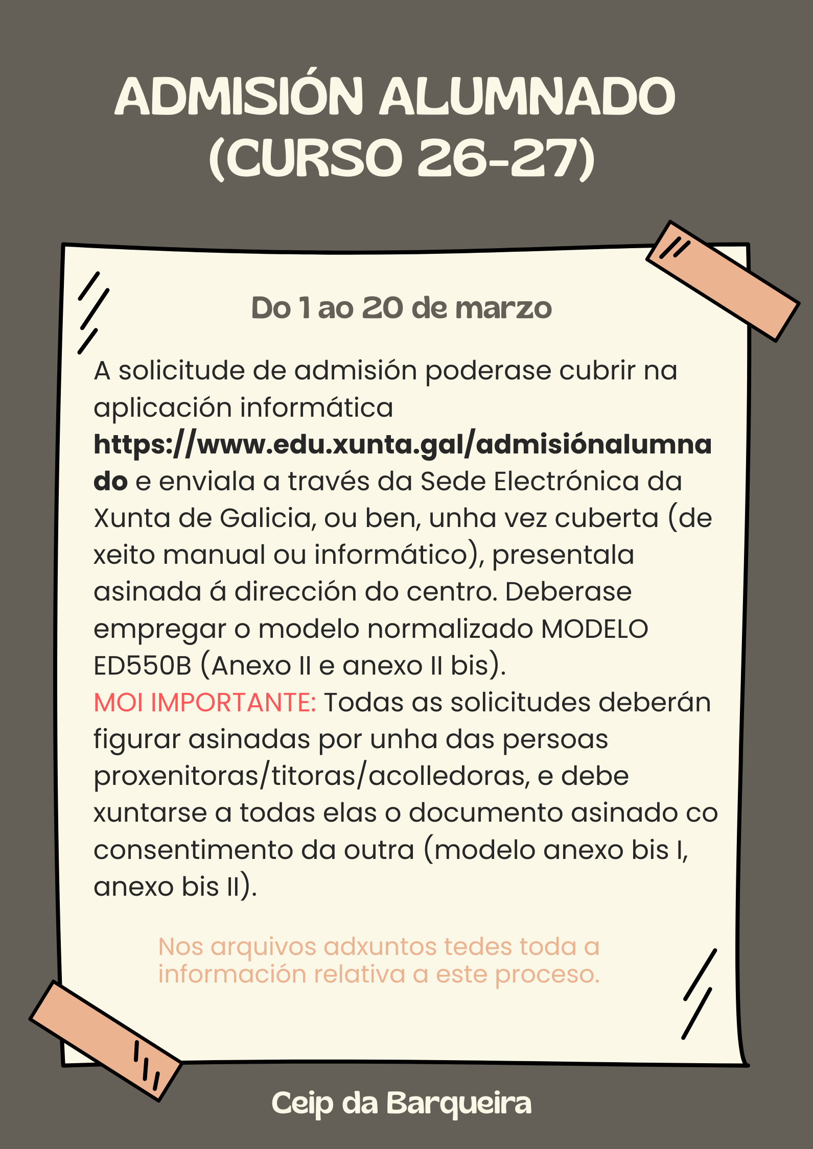 PROCESO DE ADMISIÓN