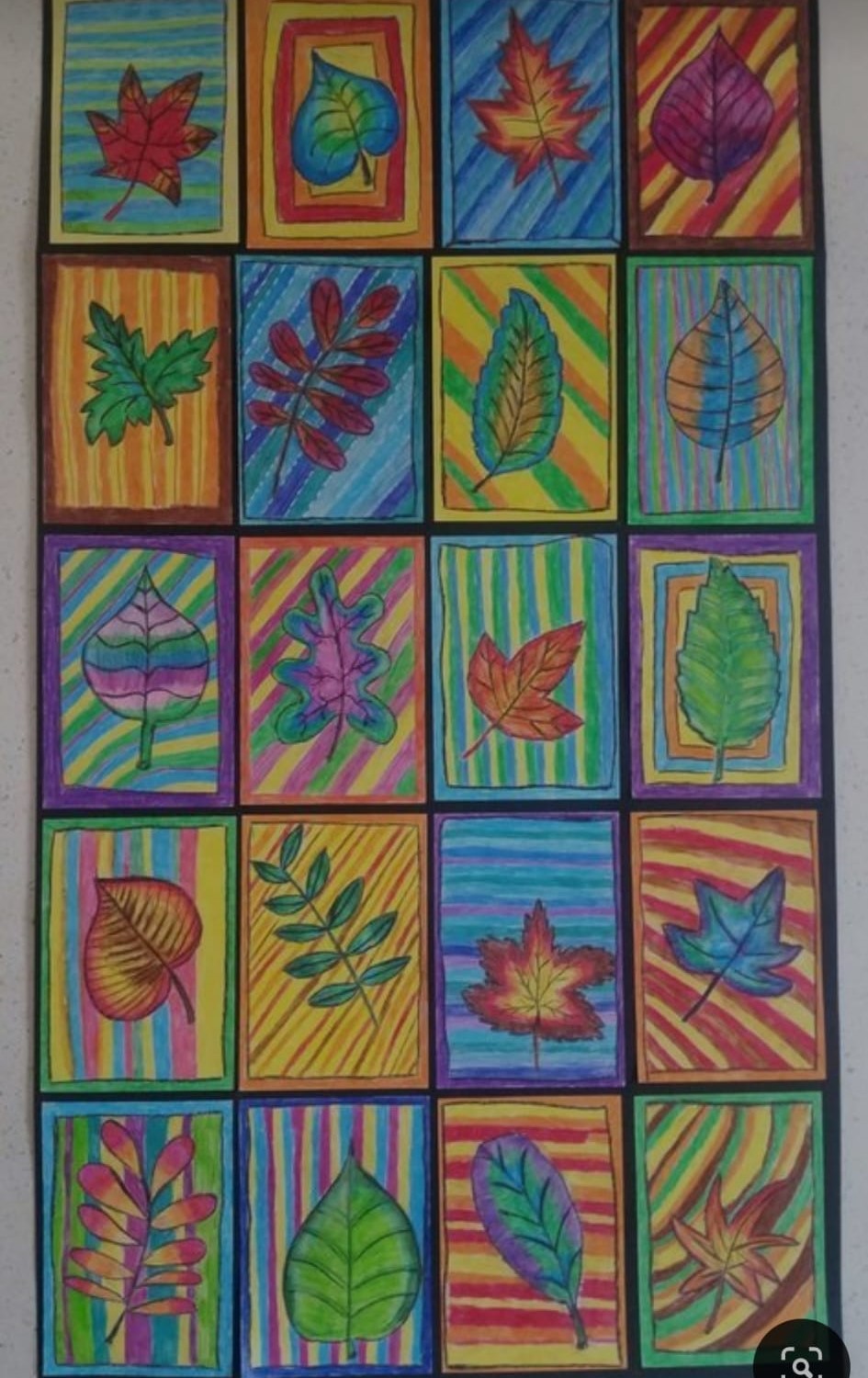 expresión plástica outono