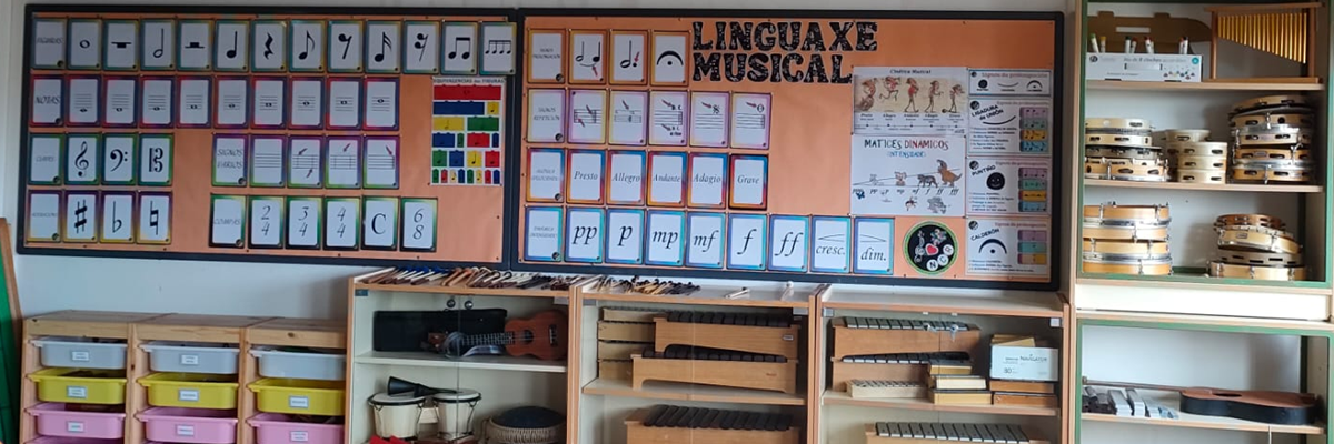 Destaque aula música