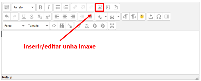 Insertar/editar unha imaxe
