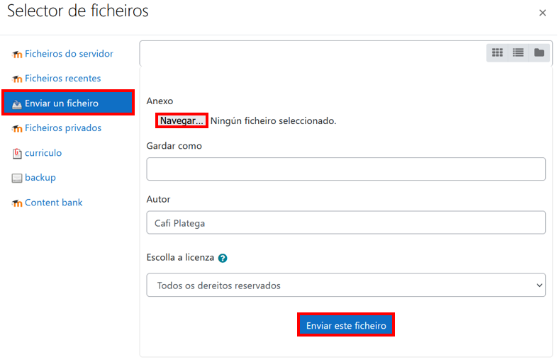 Insertar/editar unha imaxe