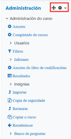 Bloque en modo edición