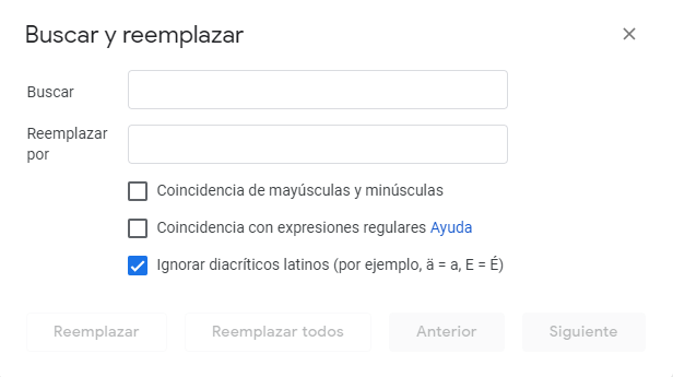 Search window within the document