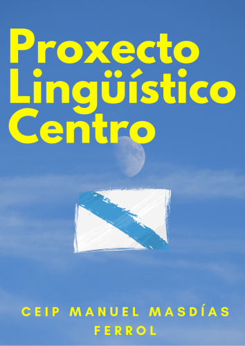 Portada Proxecto Lingüístico de centro
