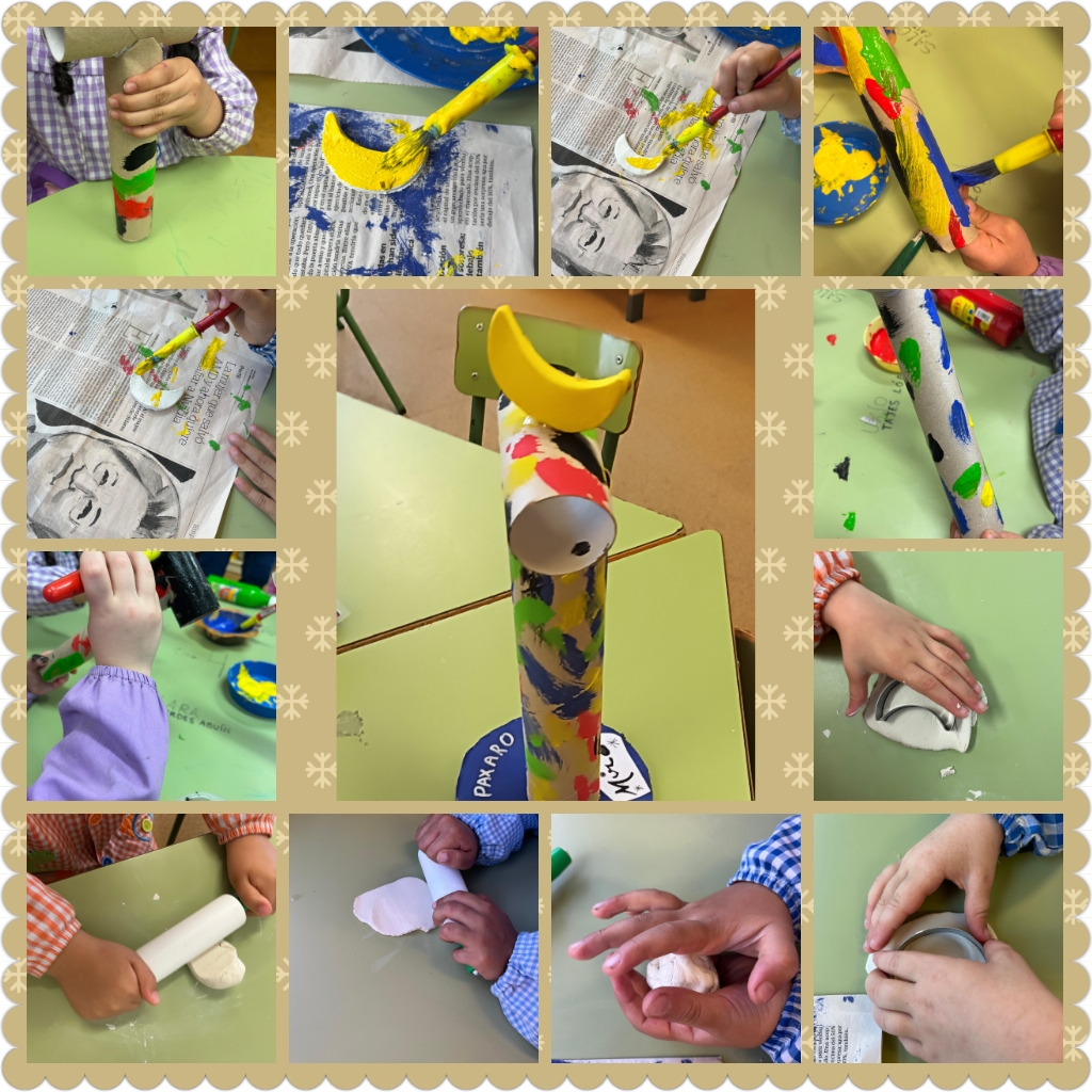 Elaborando escultura 