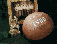 imagen de una pelota de baloncesto de 1905