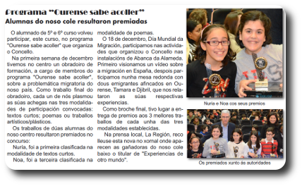 Artigo dun xornal escolar