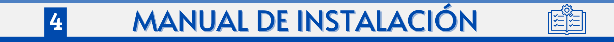 Manual de instalación