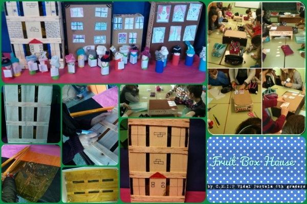 Casa feitas coin caixas de fruta
Casas feitas para o Proxecto de manualidades Christmas around Europe 201.
O collage foi feito coa ferramenta Befunky.
